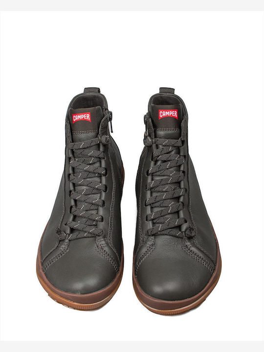 Peu Pista Gm Leather Men's Boots Waterproof Charcoal