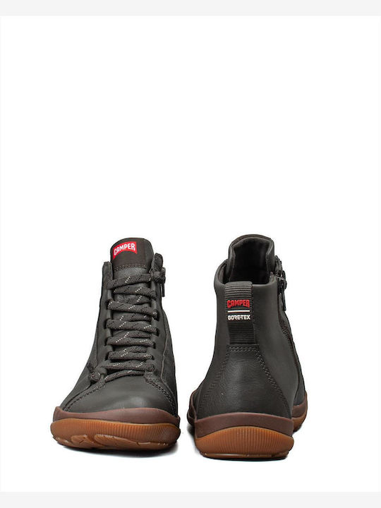 Peu Pista Gm Leather Men's Boots Waterproof Charcoal