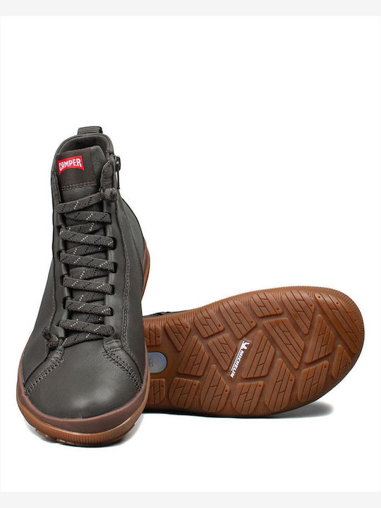 Peu Pista Gm Leather Men's Boots Waterproof Charcoal