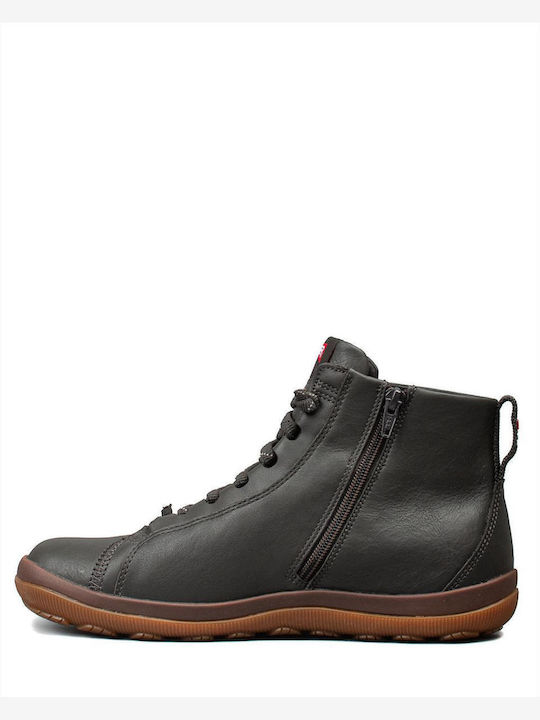 Peu Pista Gm Leather Men's Boots Waterproof Charcoal