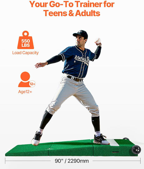 Vevor 90 In Pitching Mound Portable Pitcher Mound Baseball Training Softball
