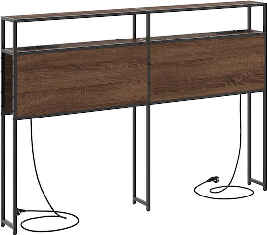 vidaXL Wooden Bed Headboard Brown Oak 160x98cm