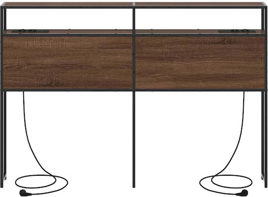 vidaXL Wooden Bed Headboard Brown Oak 160x98cm