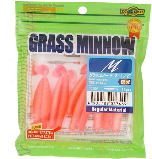 Silikonköder Ecogear Grass Minnow Medium 6,4cm #102