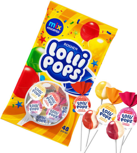 Roshen Γλειφιτζούρια Fruit 48τμχ 15gr