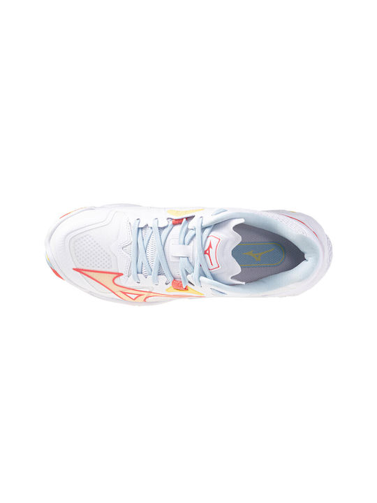Lightning Z8 Sport Shoes Volleyball Λευκό / Κίτρινο / Κόκκινο