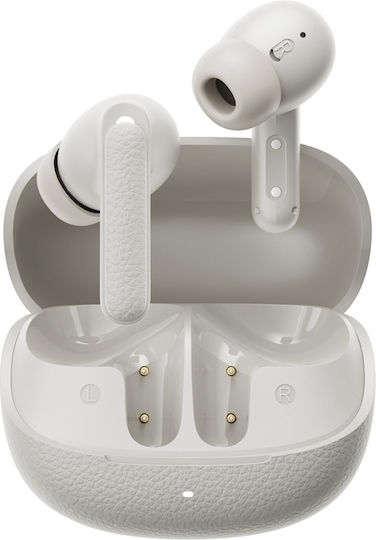 QCY Buds ANC Bluetooth Handsfree Earphones with Sweat Resistance and Charging Case White