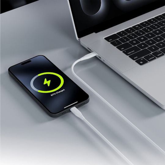 Allity USB-C zu Lightning Kabel 27W Weiß 2m