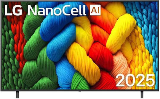 Smart Τηλεόραση 75" 4K UHD LED 75NANO80A3B HDR (2025)