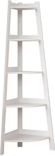 Ραφιέρα Μπανιέρας 106x30x30cm Λευκή