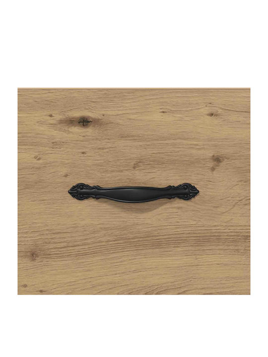Drawers Storage Wooden with 3 Drawers L34xW34.5xH90cm