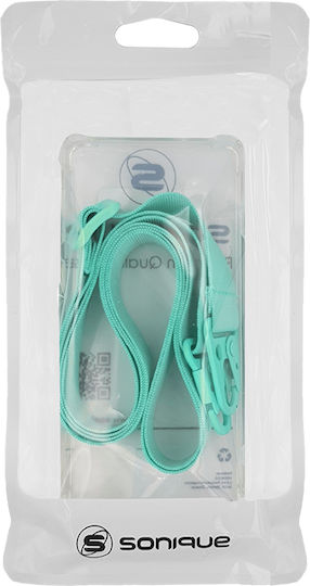 Silicone Case Strap Sonique Armor Clear Xiaomi Poco F5 Pro 5g Light Blue