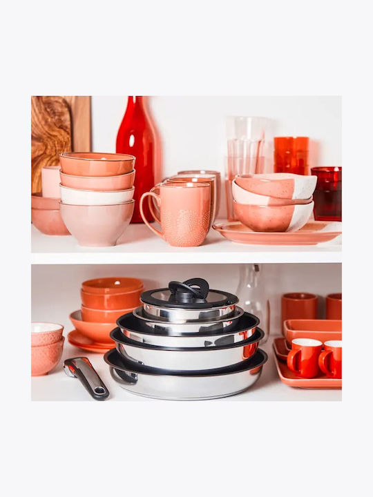 Tefal Ingenio Emotion Cookware Set from Aluminum with Non-stick Coating 6 Pieces