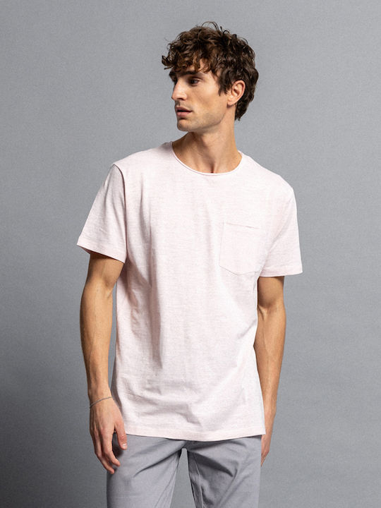 Smart Fashion Κοντομανικο Με Τσεπη T-shirt 51-206-034 Pink