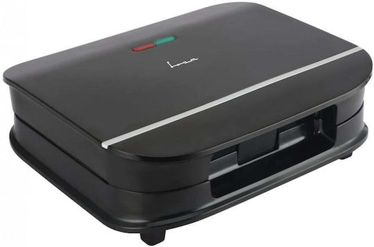 Fram Sandwich Maker for 2 Sandwiches 700W Black