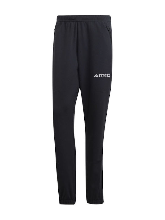 Training Jogginghose Glänzend mit Gummizug Schwarz