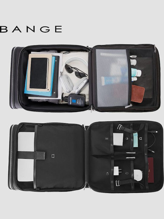 Bange Medium Fabric Khaki Travel Suitcase with 4 Wheels Height 57cm