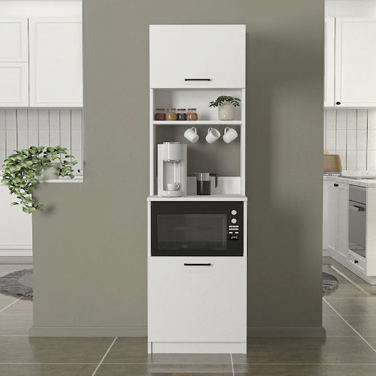 Tuco 1 Floor Cabinet White 53.8x40x180cm