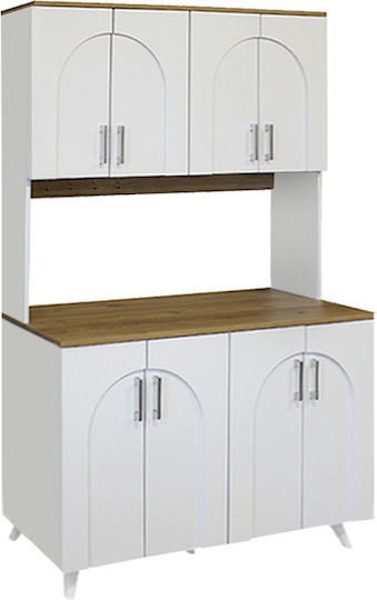 Kalira 4 Λευκό, Rota Oak 120x40x196buc