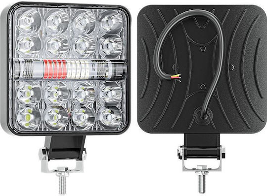 Τετράγωνος Led Προβολέας 12-60v 10w 4329