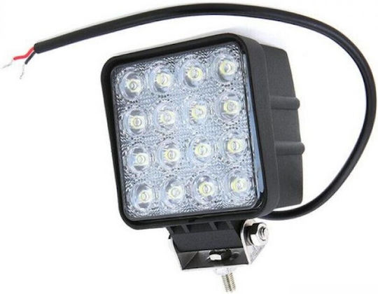 Platz Wasserdicht Scheinwerfer Auto LED 12 / 24V 48W 13.5cm 4Stück