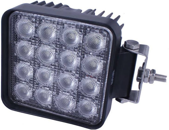 Platz Wasserdicht Scheinwerfer Auto LED 12 / 24V 48W 13.5cm 8Stück