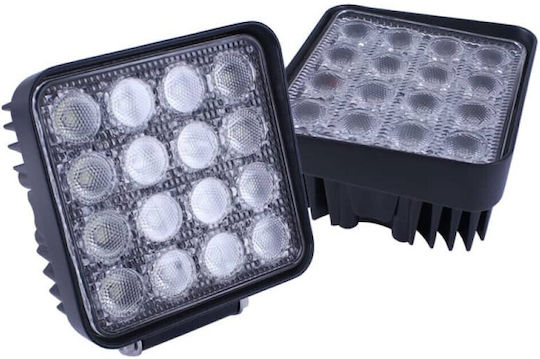 Platz Wasserdicht Scheinwerfer Auto LED 12 / 24V 48W 13.5cm 10Stück