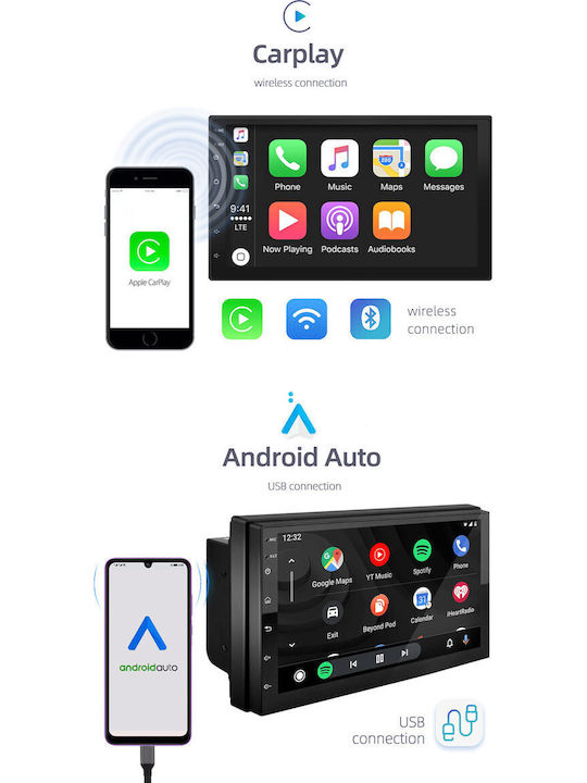 Auto-Audiosystem für Toyota Avensis 2009-2016 (Bluetooth/USB/WiFi/GPS/Apple-Carplay/Android-Auto) mit Touchscreen 9"