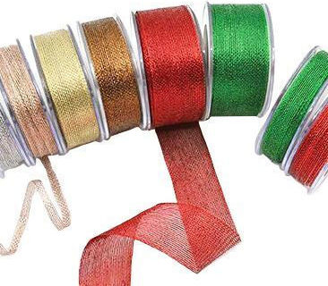 Gold Metallic Color Ribbon 18m 6mm