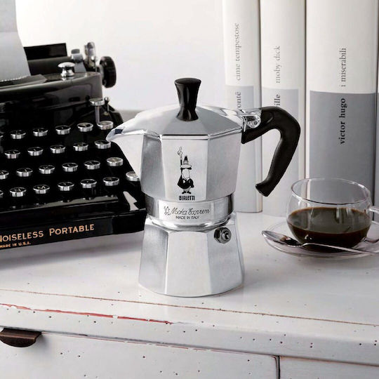 Bialetti Moka Express Moka Stovetop Espresso Pot Black