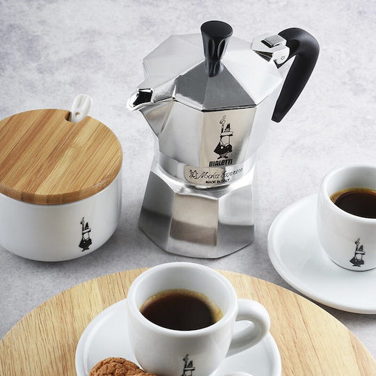 Bialetti Moka Express Moka Stovetop Espresso Pot Black