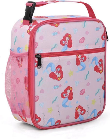 Lunchbox Πλαστικό Παιδικό Σετ Φαγητού Μονόκεροι Ισοθερμικό Ροζ