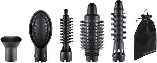 Rowenta Karl Lagerfeld Ceramic Electric Hair Brush with Air for Hair Straightening and Curls 800W