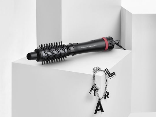 Rowenta Karl Lagerfeld Ceramic Electric Hair Brush with Air for Hair Straightening and Curls 800W