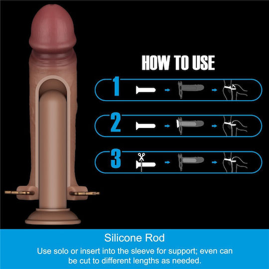 Set Îmbunătățit Ingen Ajustabil Strap On Dildo Gol 9 XS S M