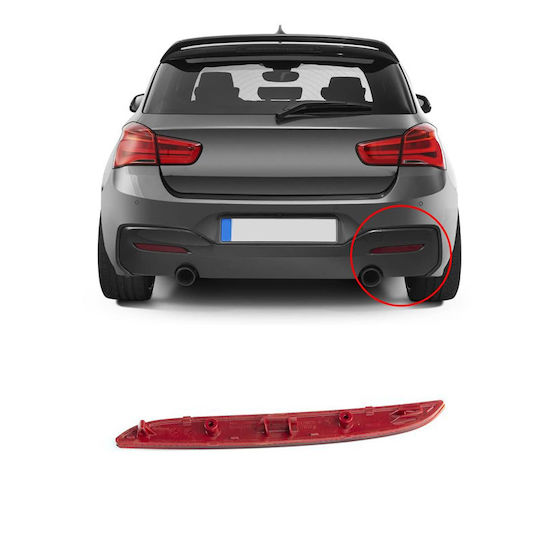 Reflektierende Hinterstoßstange Rechts Für BMW Serie 1 F20 Lci F21 Lci 15-19 Facelift M-tech 1 Stück