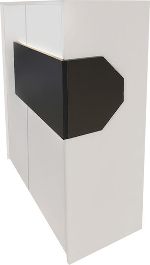 Megapap Aloha Professional Office Reception Desk L95.5xW40xH110.3cm