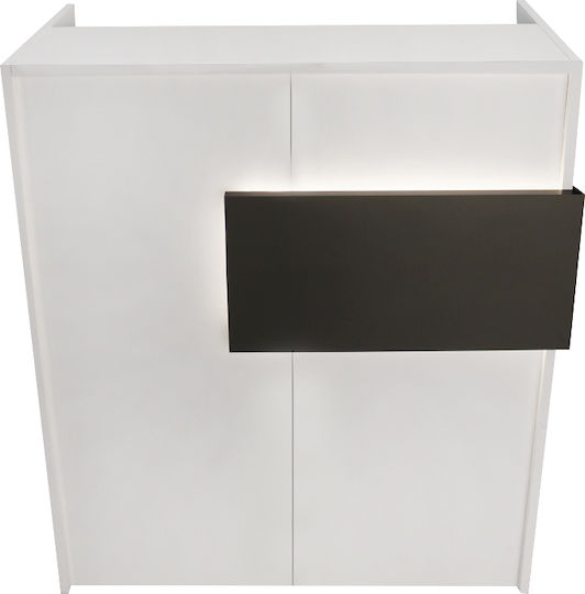 Megapap Aloha Professional Office Reception Desk L95.5xW40xH110.3cm