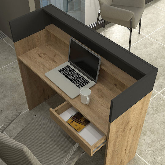 Megapap Birou de primire în birou cu Dimensiuni L113.6xA42xÎ110cm