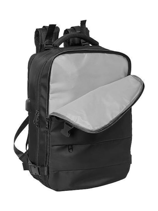 Safta Backpack Μαύρο