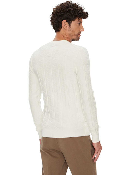 Langarm-Pullover Cream