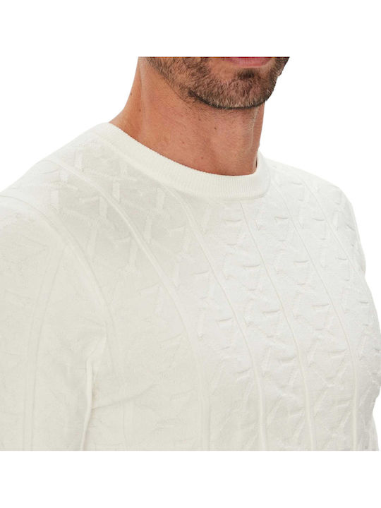 Langarm-Pullover Cream
