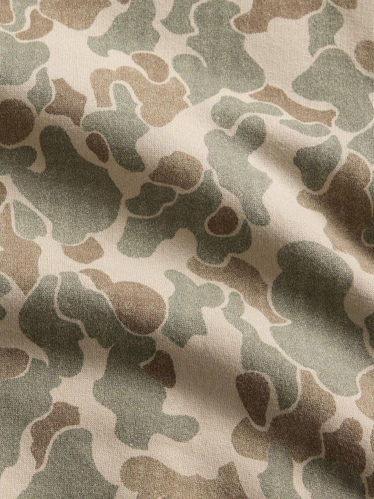 Fleece Παιδικό Φούτερ με Κουκούλα και Τσέπες Neutral Camo