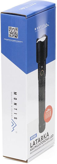 Montis Taschenlampe LED Schwarz