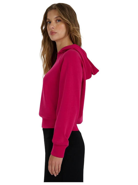 Women's Sweatshirt Hooded Fuchsia