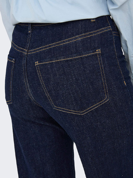 Hoch tailliert Damenjeans in Schlanker Passform Blue