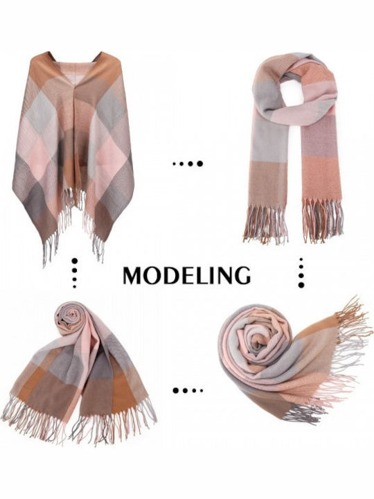 Women's Wool Scarf Pink