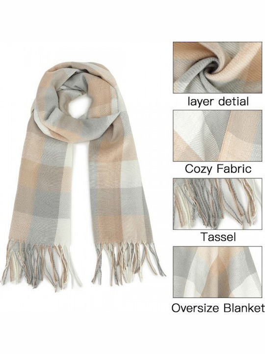 Women's Wool Scarf Beige