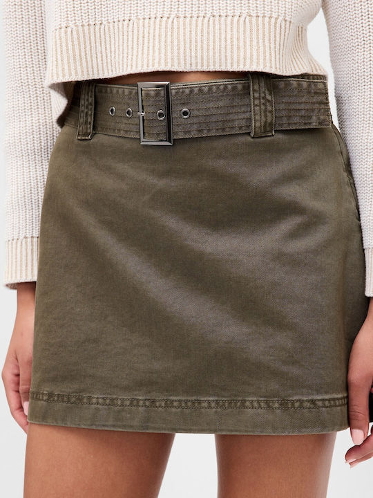 Women's Skirt-Shorts Khaki