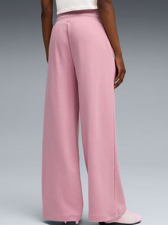Sweatpants Flared Pink